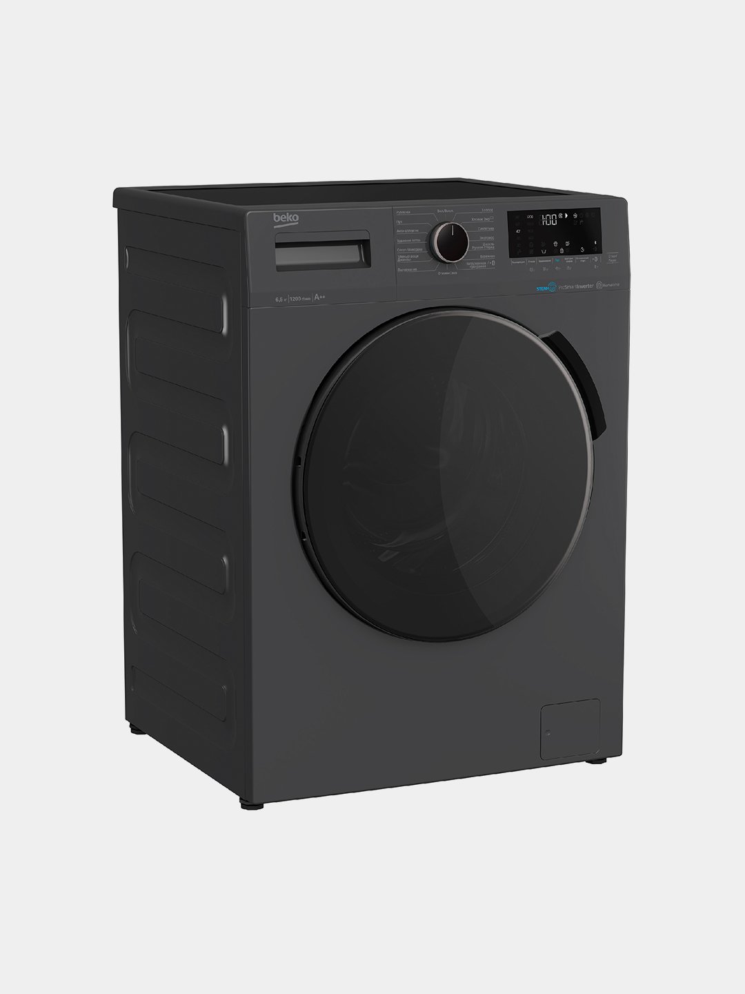 Стиральная машина Beko WSPE7H616A, 7,5 кг, 1200 об/м, инвертор, стирка с  паром купить по низким ценам в интернет-магазине Uzum (738834)