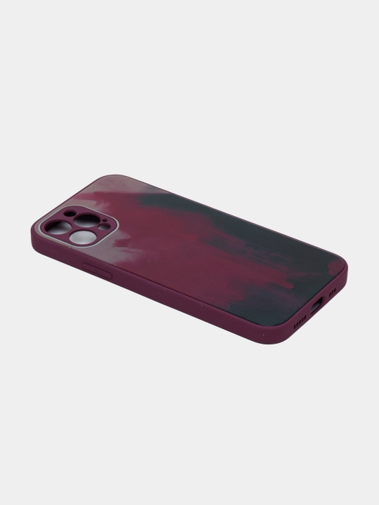 iPhone 11, 12, 13, 14, Pro va Pro Max uchun shishali bo'lgan g'ilof