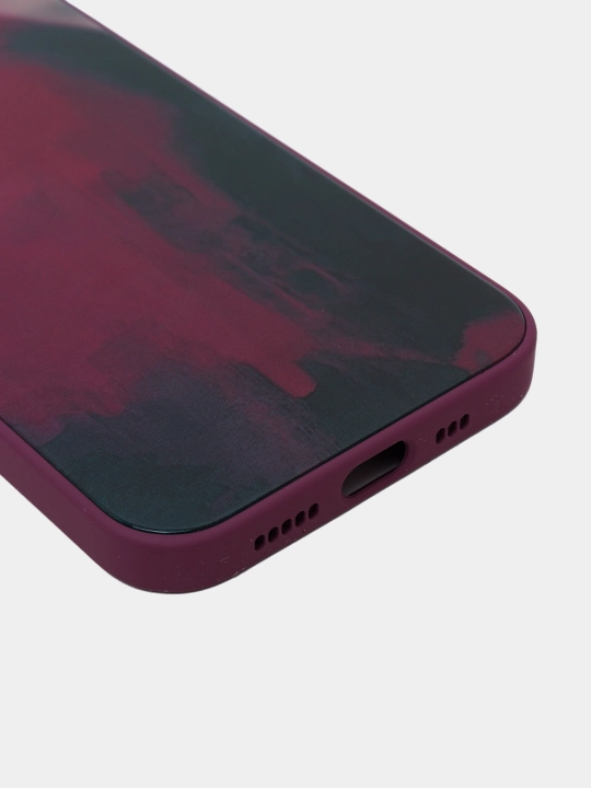 iPhone 11, 12, 13, 14, Pro va Pro Max uchun shishali bo'lgan g'ilof