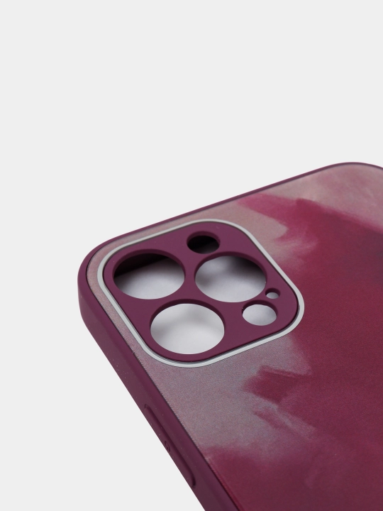iPhone 11, 12, 13, 14, Pro va Pro Max uchun shishali bo'lgan g'ilof