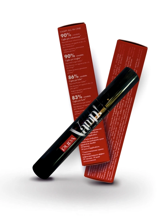Tush kipriklar uchun Pupa Vamp Mascara All In One