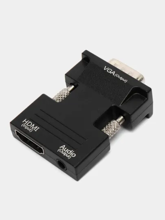 Portativ adapter adapteri HDMI konverteri → VGA audio chiqishi, 3.5 mm