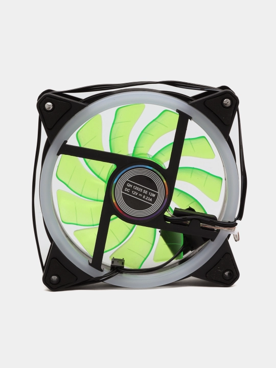 Kompyuter sovutish ventilyatori, 120 mm, yuqori havo oqimi, RPM, 12V, DC. LED yorug'lik bilan