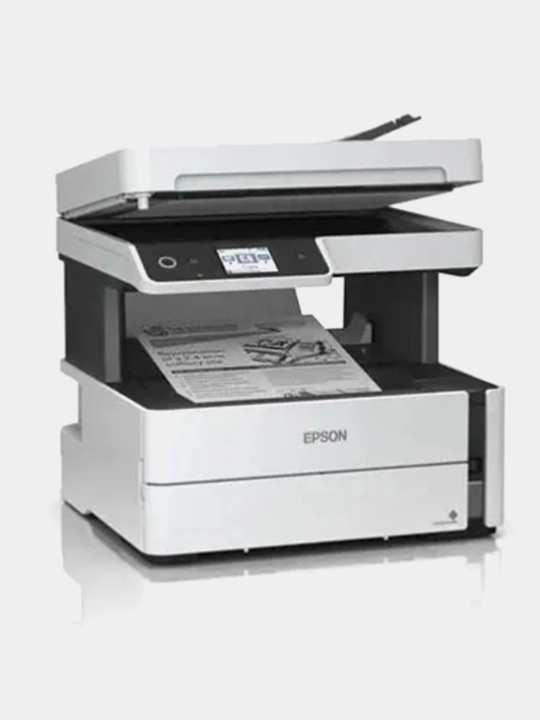 Принтер Epson M3170 МФУ 3 в 1, струйный в А4 формате, чёрный-белый