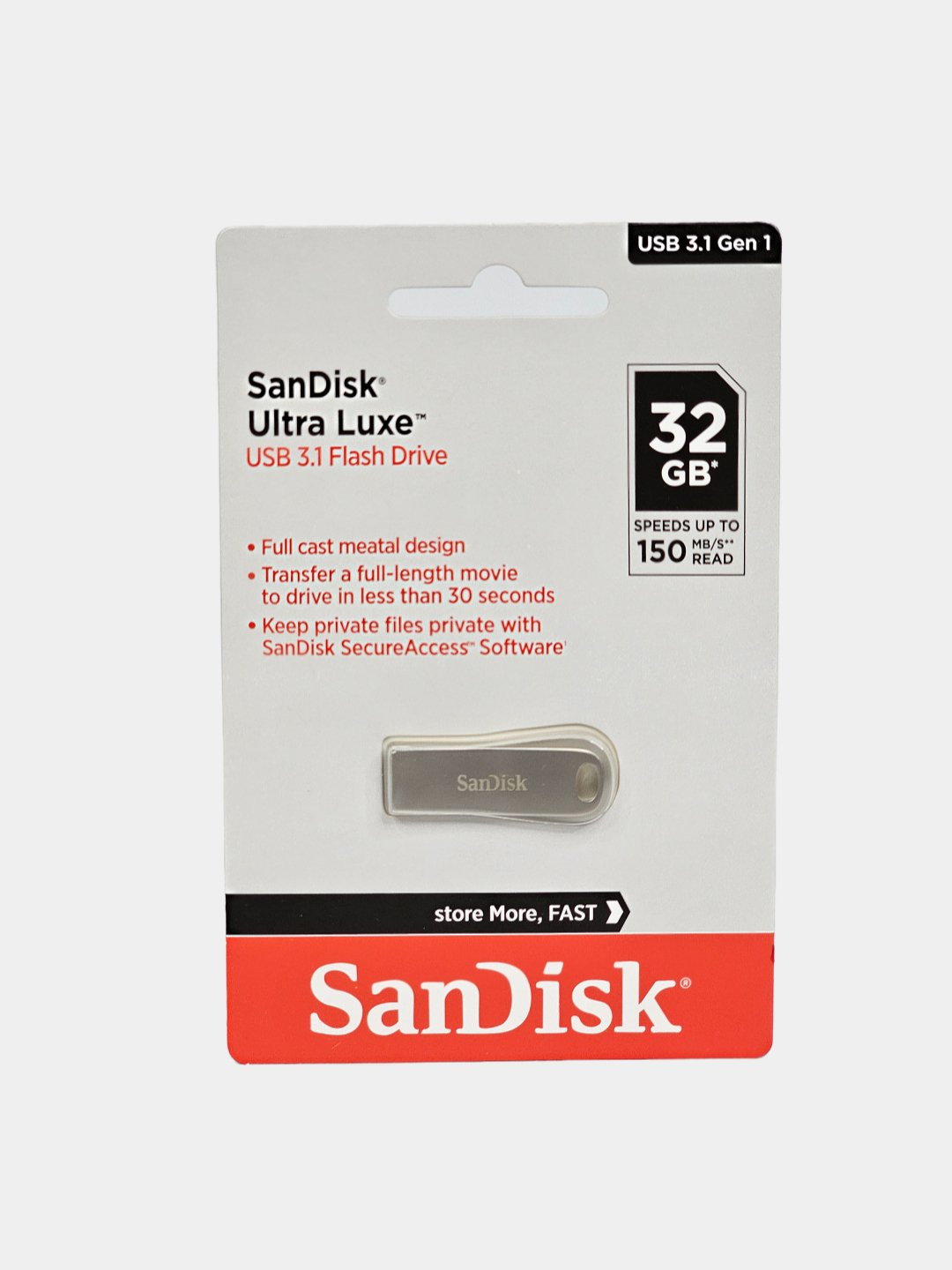 Флешка SanDisk Ultra Luxe USB 3.1 32gb/64gb/128gb купить по низким ...