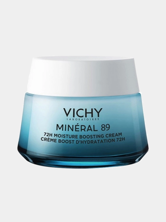 Intensiv namlovchi krem VICHY MINERAL 89, 72 soat, barcha turdagi terilar uchun, 50 ml - 