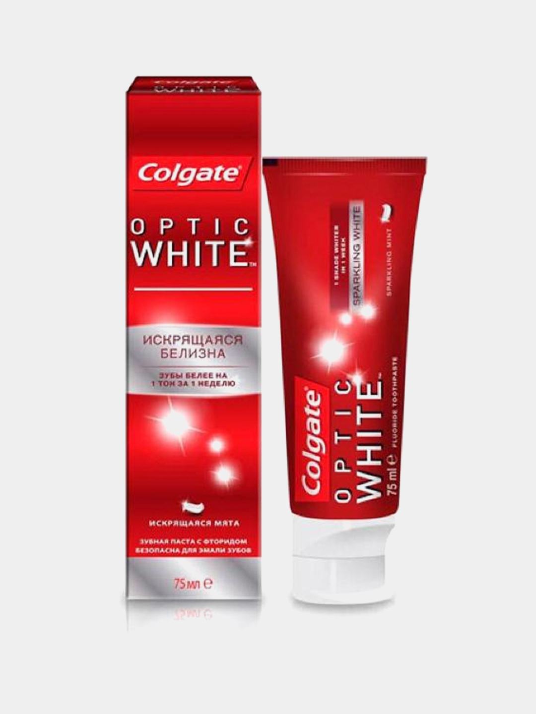 Lasting white. Colgate Optic White 75мл. Colgate Optic White зубная паста.