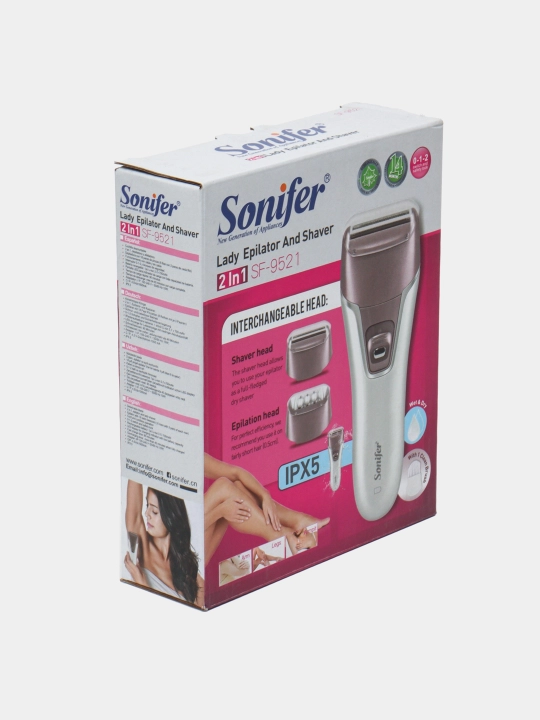Epilator va ustara 2 tasi 1 da, Sonifer SF-9521