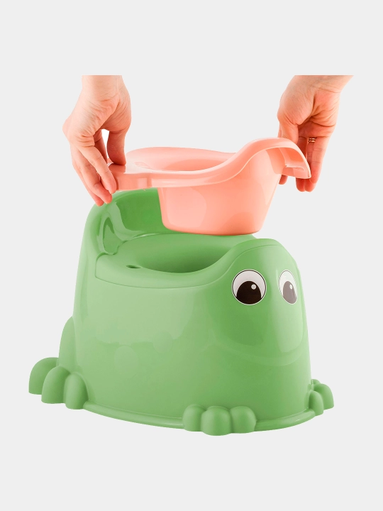 Детский горшок-игрушка со съемной вставкой, с защитой от брызг Lalababy Play with Me