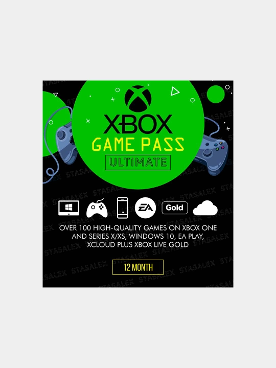 XBOX Game Pass Ultimate obunasini olish uchun sertifikat, 6 oy