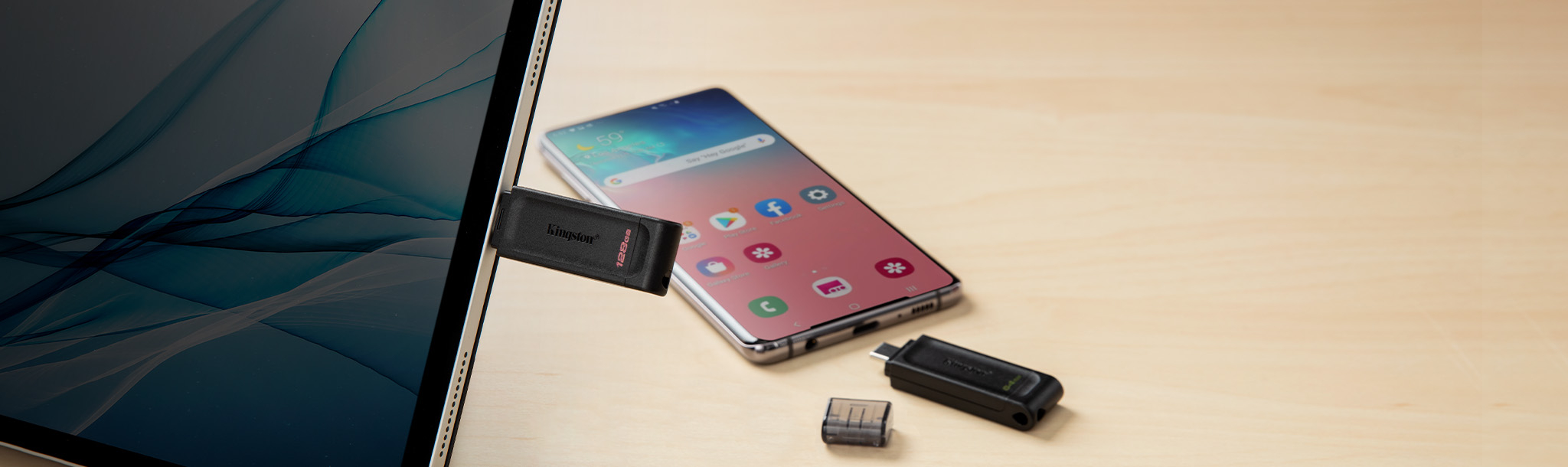 Флешка Kingston DataTraveler USB Type-C, 64 ГБ, USB 3.2 купить по низким  ценам в интернет-магазине Uzum (754316)