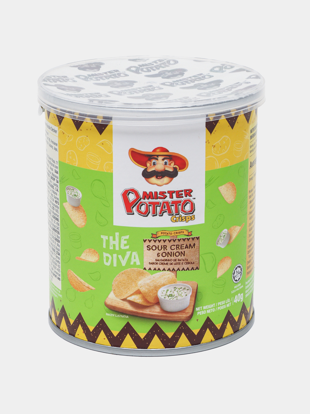 Чипсы Mister Potato Сметана и лук, 40 г купить по низким ценам в ...