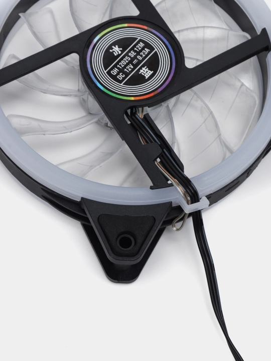 Kompyuter sovutish ventilyatori, 120 mm, yuqori havo oqimi, RPM, 12V, DC. LED yorug'lik bilan