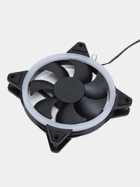 Kompyuter sovutish ventilyatori, 120 mm, yuqori havo oqimi, RPM, 12V, DC. LED yorug'lik bilan