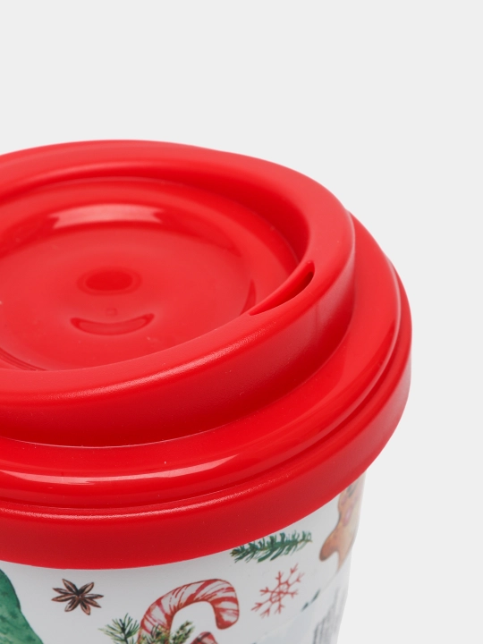 Termal stakan, ikki qoplamli, ichimliklar uchun, 300-400 ml
