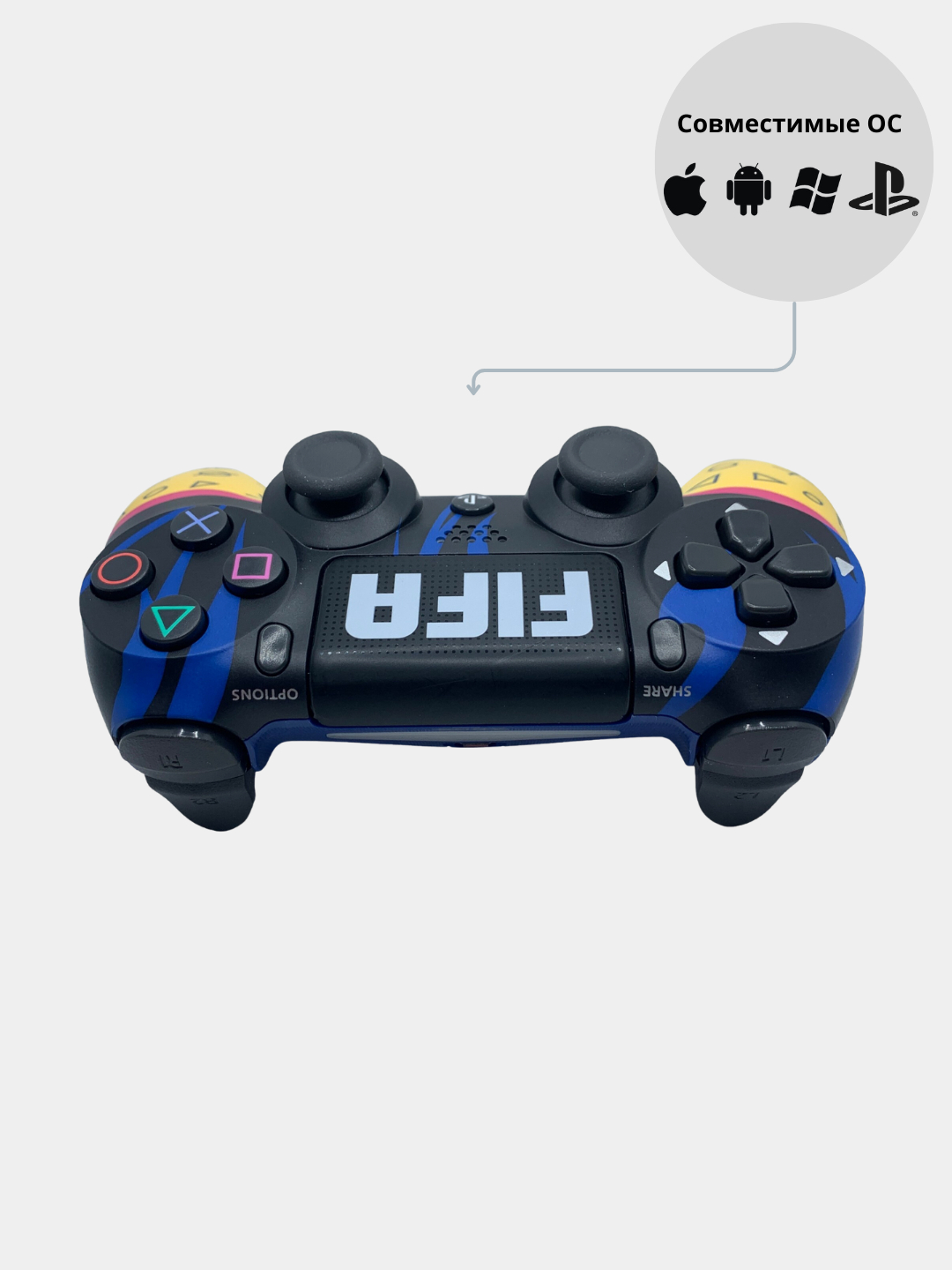 Геймпад джойстик Sony Dualshock 4 PC / iOS / Android / Playstation 3-4  купить по низким ценам в интернет-магазине Uzum (755490)