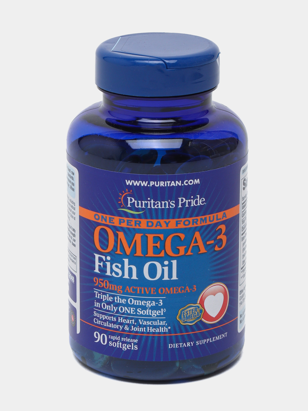 Omega3, 950 mg EPA/DHA, 90 sftgl, Puritan's Prideni arzon narxda sotib