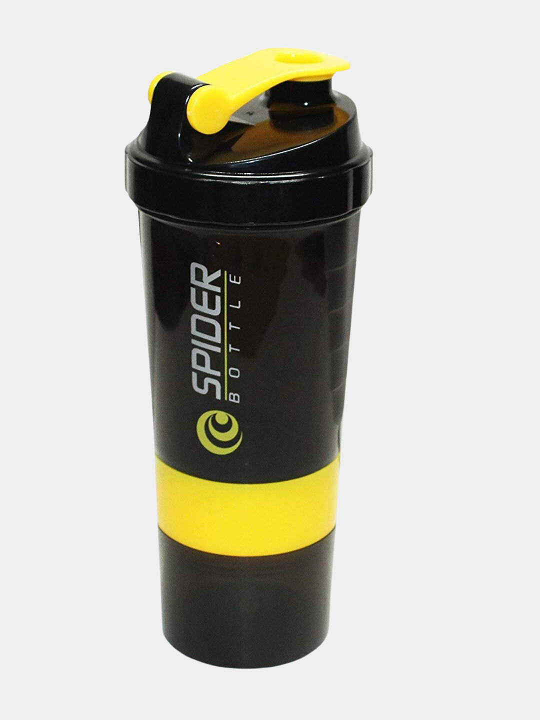 Спортивная бутылка Шейкер "SpiderBottle", с отсеками для хранения ...