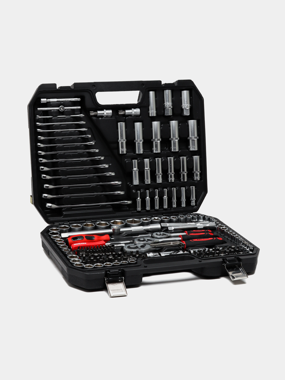 Набор инструментов Patron 38841, 1/4", 3/8", 1/2", 216 предметов в ...