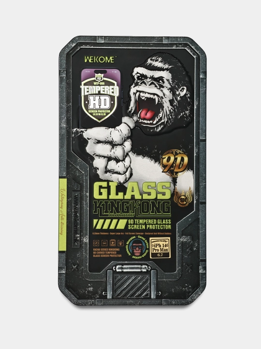 Himoya oynasi iPhone 15, 14, 13 Pro, ProMax uchun 9D HD - 