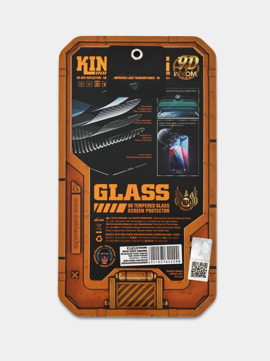 Защитное стекло 9D для iPhone 15/14/13 Pro/Pro Max, без отражения