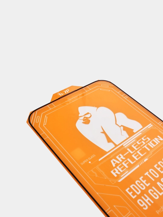 Защитное стекло 9D для iPhone 15/14/13 Pro/Pro Max, без отражения