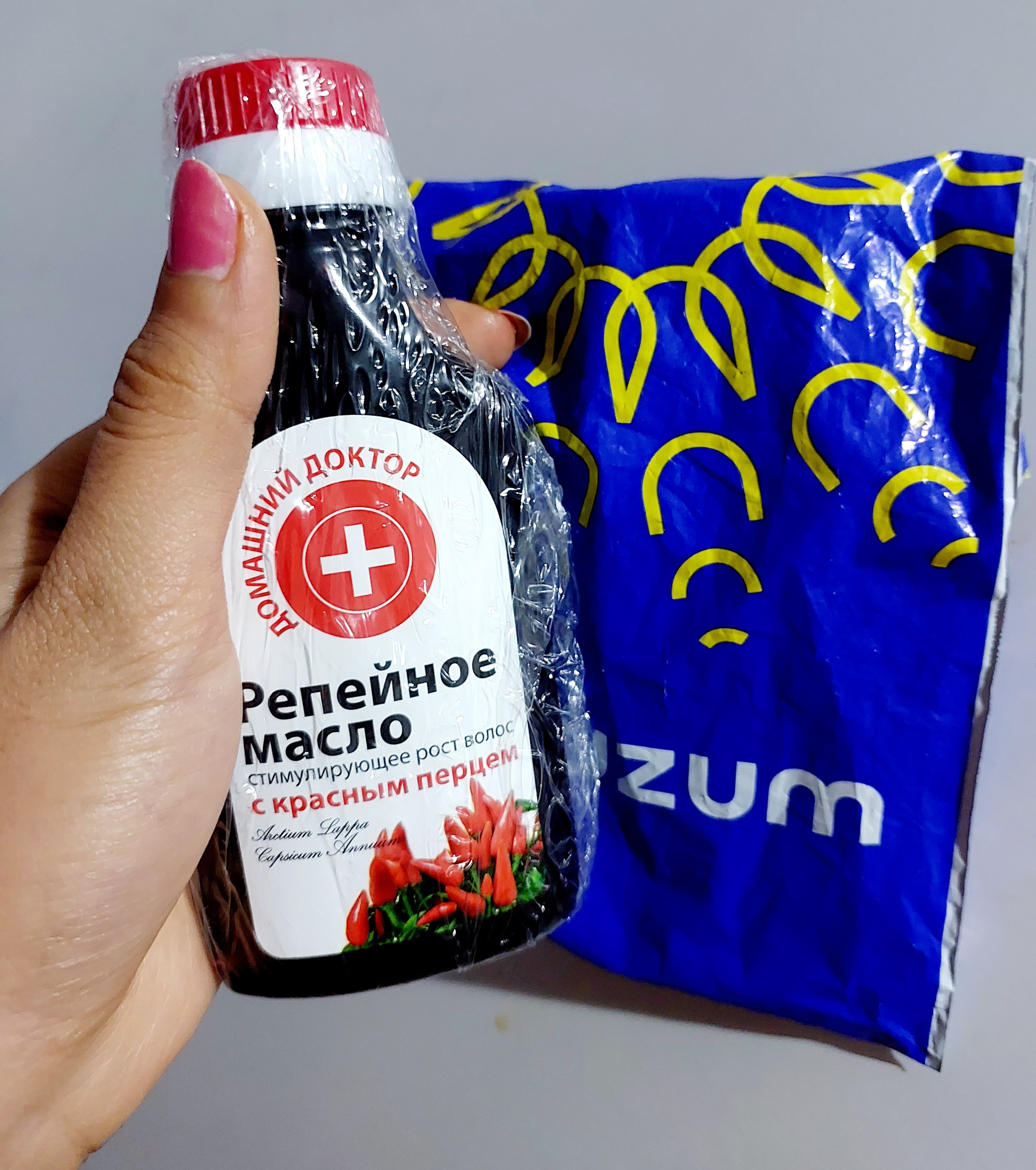 Qizil qalampirli repey moyi, soch o‘sishini tezlashtiradi, Домашний Доктор, 100 ml