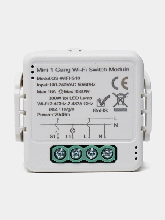 Tuya Smart Switch, 1, 2, 3-kanallik aqlli rele Yandex Alisa bilan
