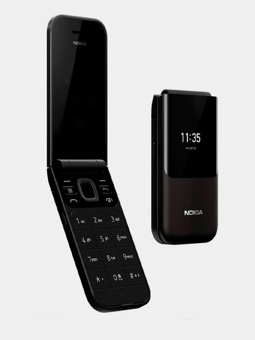 Кнопочный телефон Nokia 2720 копия Flip с камерой Dual Sim, с 2 Sim слотами  купить по низким ценам в интернет-магазине Uzum (750091)