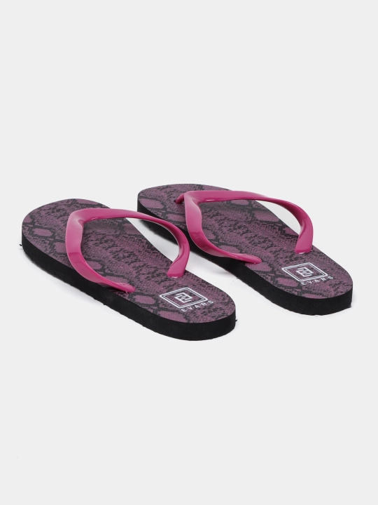Сланцы женские Evars Snake Ruby, малиновый с чёрным