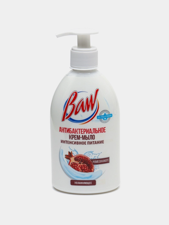 Baw suyuq qo'l sovuni, antibakterial, oziqlantiruvchi va namlantiruvchi, 340 гр