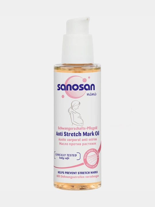 Cho'zilgan belgilar uchun Sanosan Mama yog'i, 100 ml
