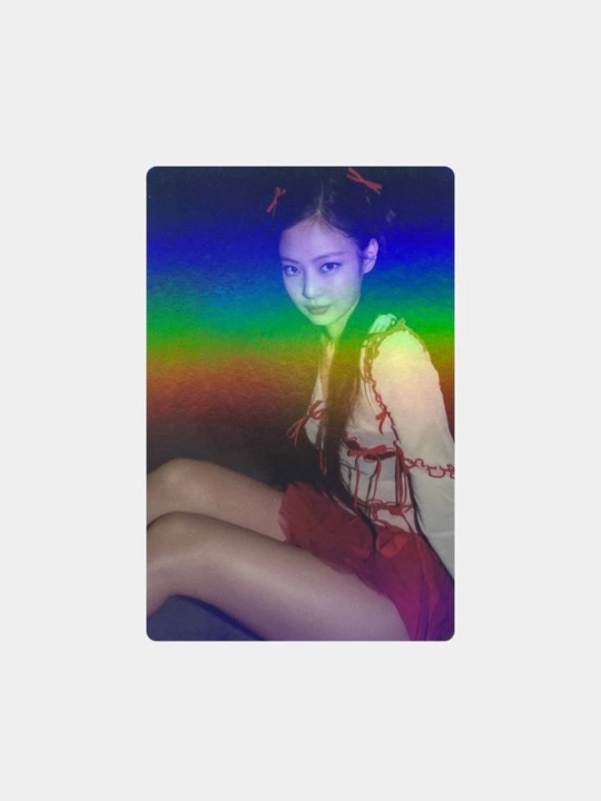 Глиттерные фотокарты с участниками группы Blackpink