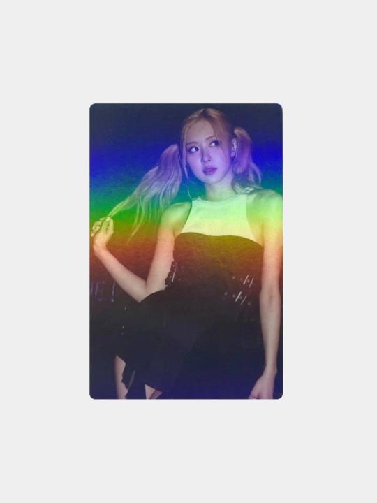 Глиттерные фотокарты с участниками группы Blackpink