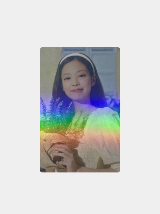 Глиттерные фотокарты с участниками группы Blackpink