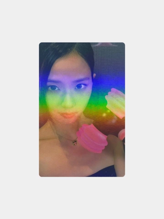 Глиттерные фотокарты с участниками группы Blackpink