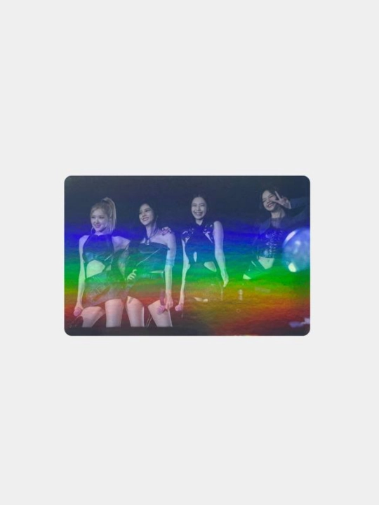 Глиттерные фотокарты с участниками группы Blackpink