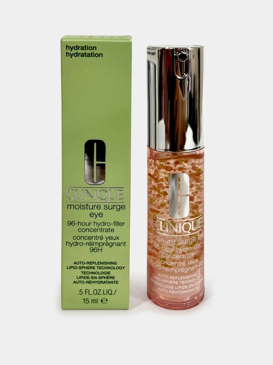 Namlantiruvchi gel ko'z atrofi uchun CLINIQUE MOISTURE SURGE EYE 96HR, 15 ml
