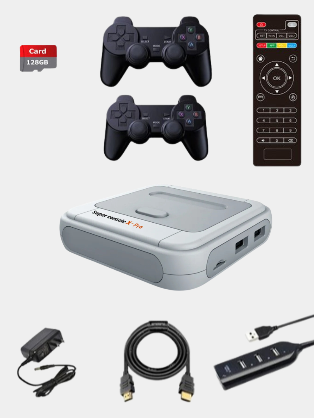 Игровая приставка TV Box Super Console X Pro, 4K, Game Stick, двойная  система купить по низким ценам в интернет-магазине Uzum (761408)