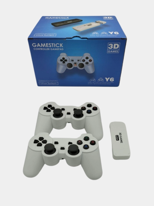 Game Stick Lite 64GB-128GB o‘yin pristavkasi + 2 pult, 15000+ retro o‘yinlar, HDMI