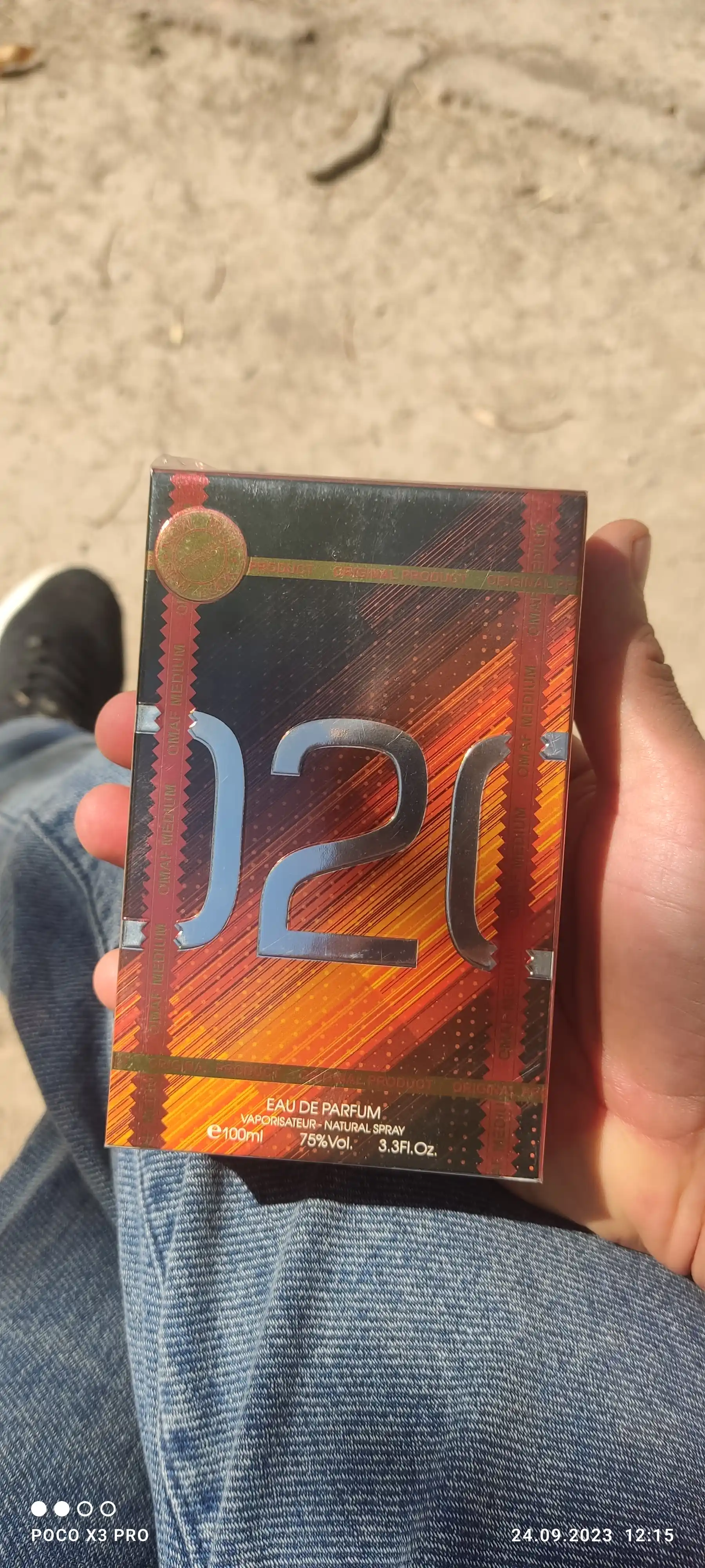 Parfyumlangan suv erkaklar uchun Omaf Medium 020, 100 ml