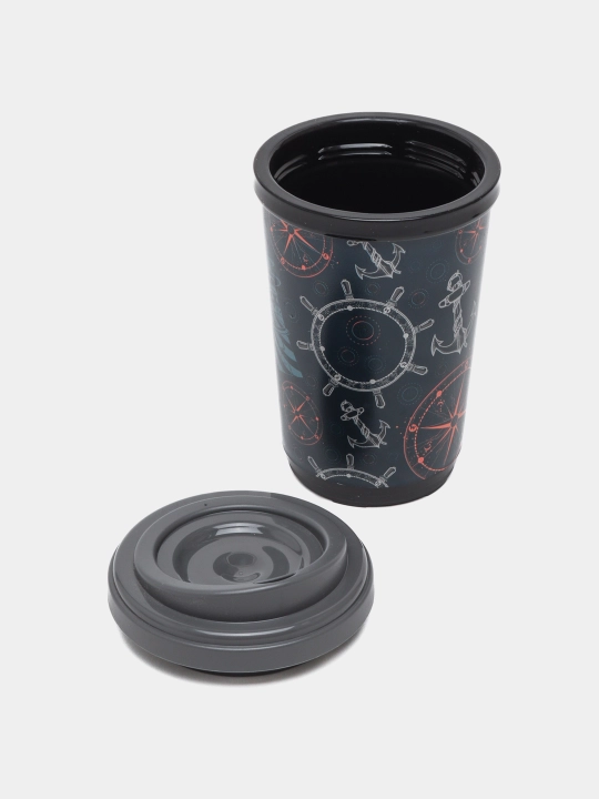 Termal stakan, ikki qoplamli, ichimliklar uchun, 300-400 ml