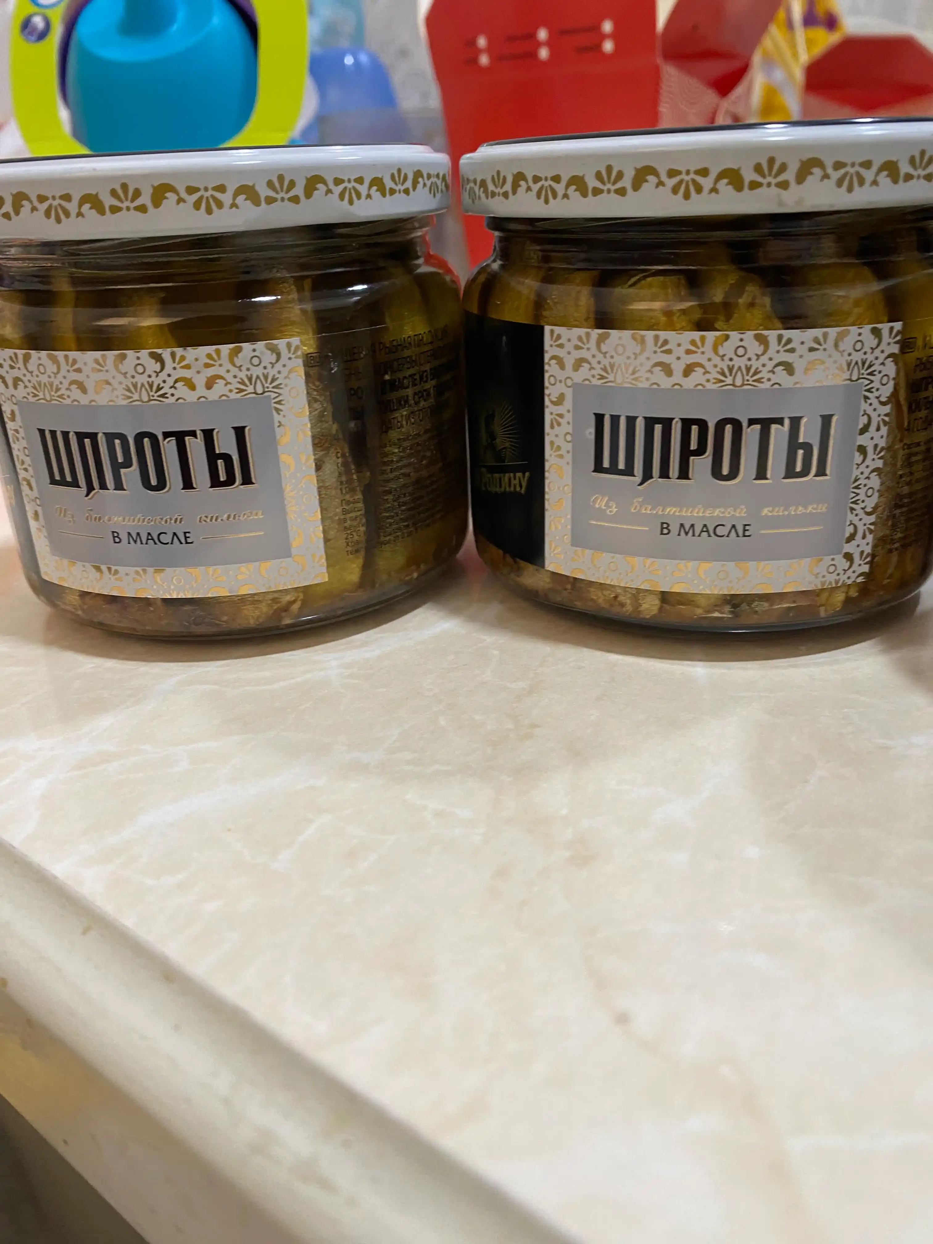 Baltiyaning kilkadan yog'li shprotalar, 270 g