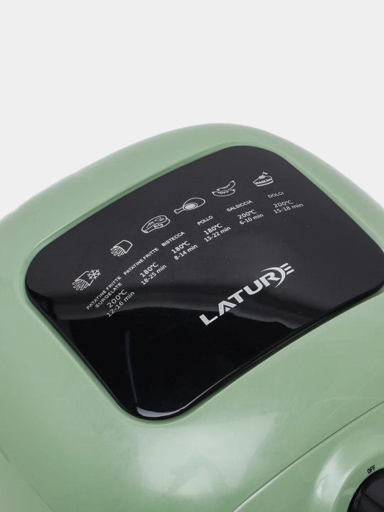 Фритюрница Air Fryer, с двумя регулятором управления, зеленая от Culichef