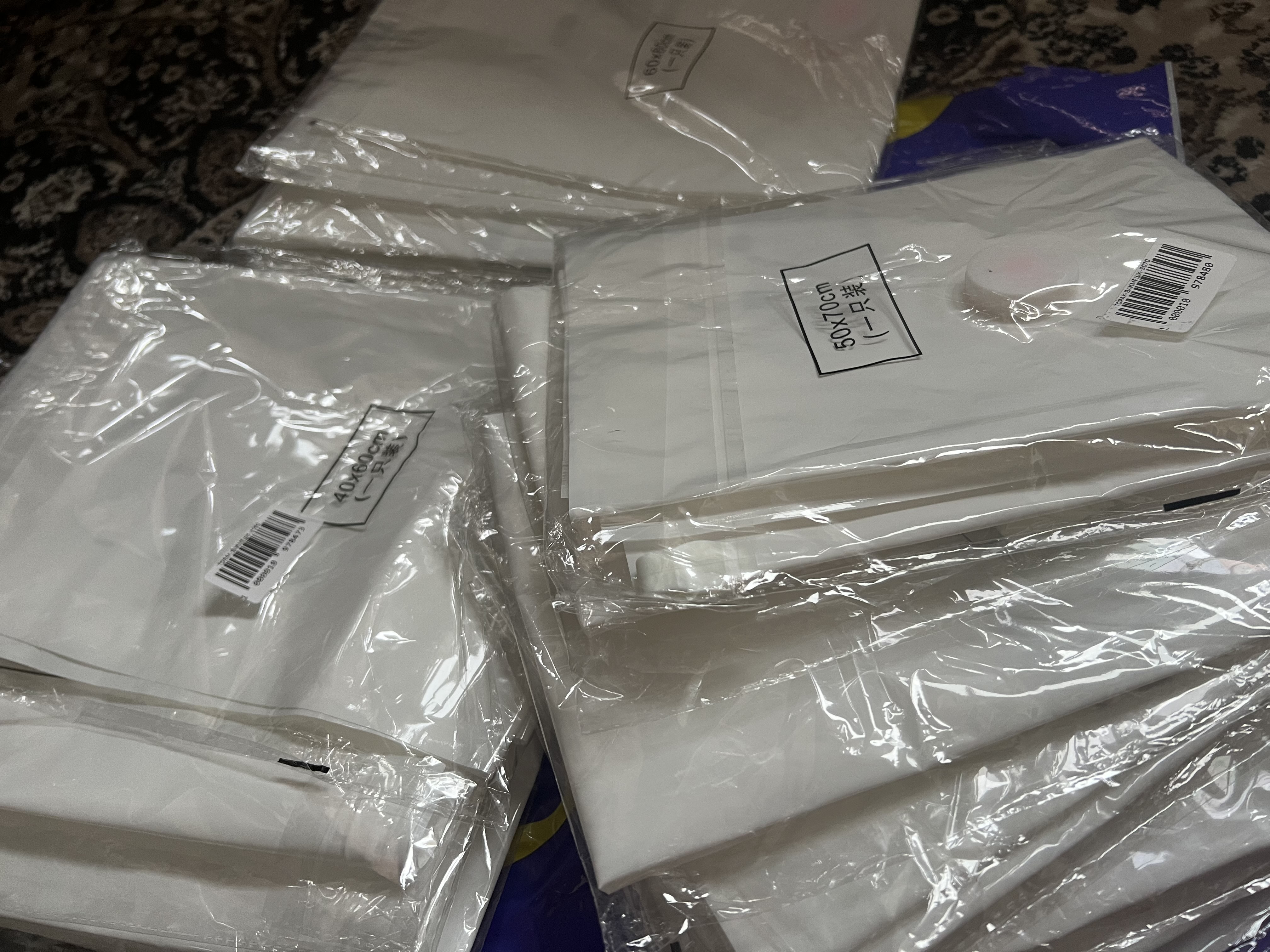 Vakuumli paket, sumka kiyim saqlash uchun xalta, qayta foydalanish mumkin