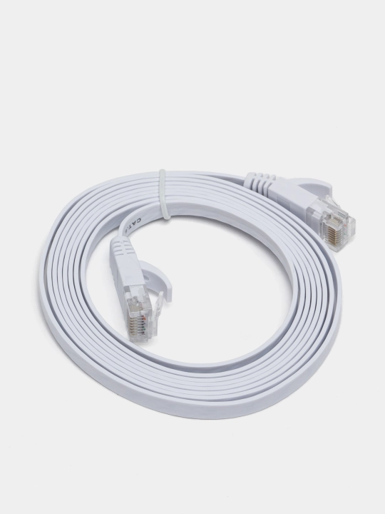 Lan кабель, Ethernet-кабель Cat6 RJ45, LAN, UTP CAT 6, сеть, интернет кабель, плоский - 