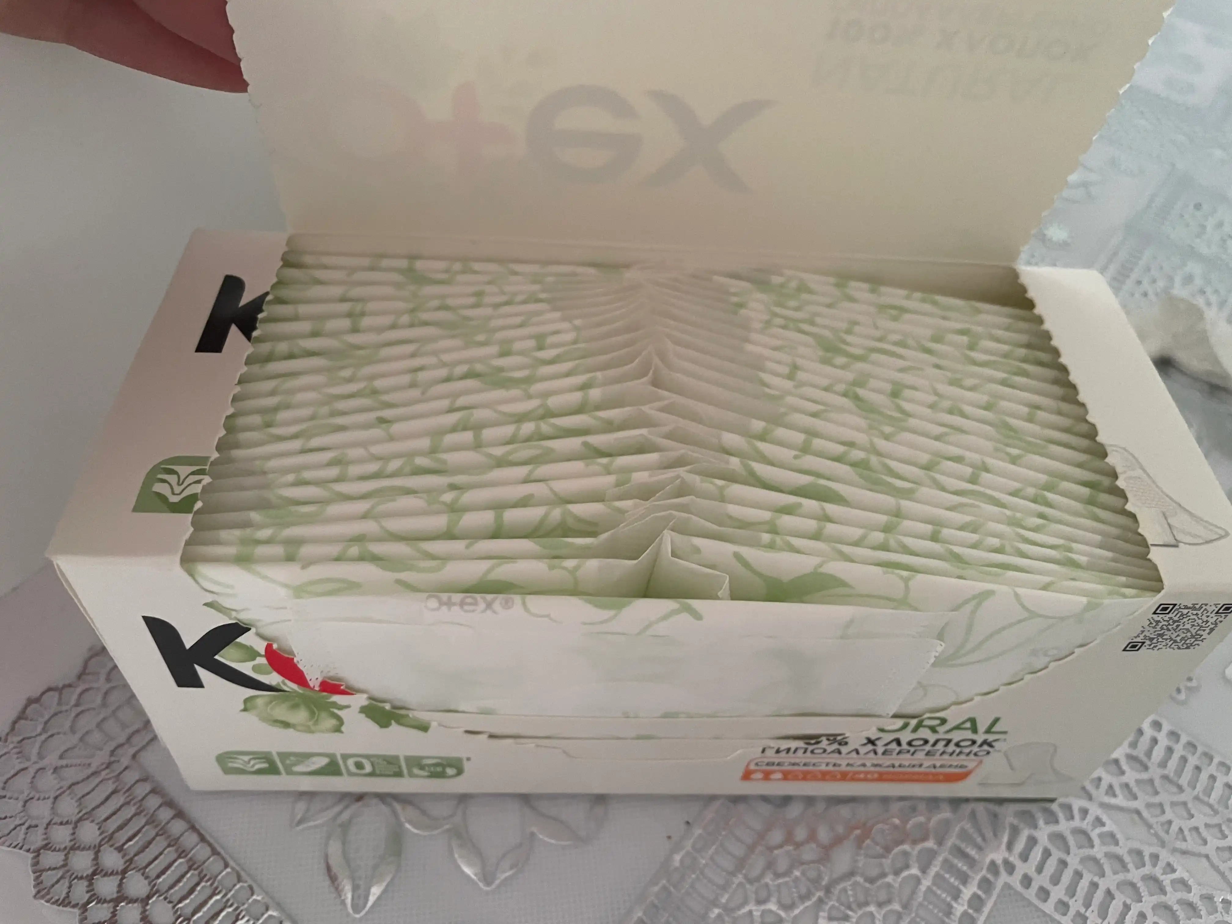Kundalik Prokladkalar Kotex Natural Normal, 40 dona