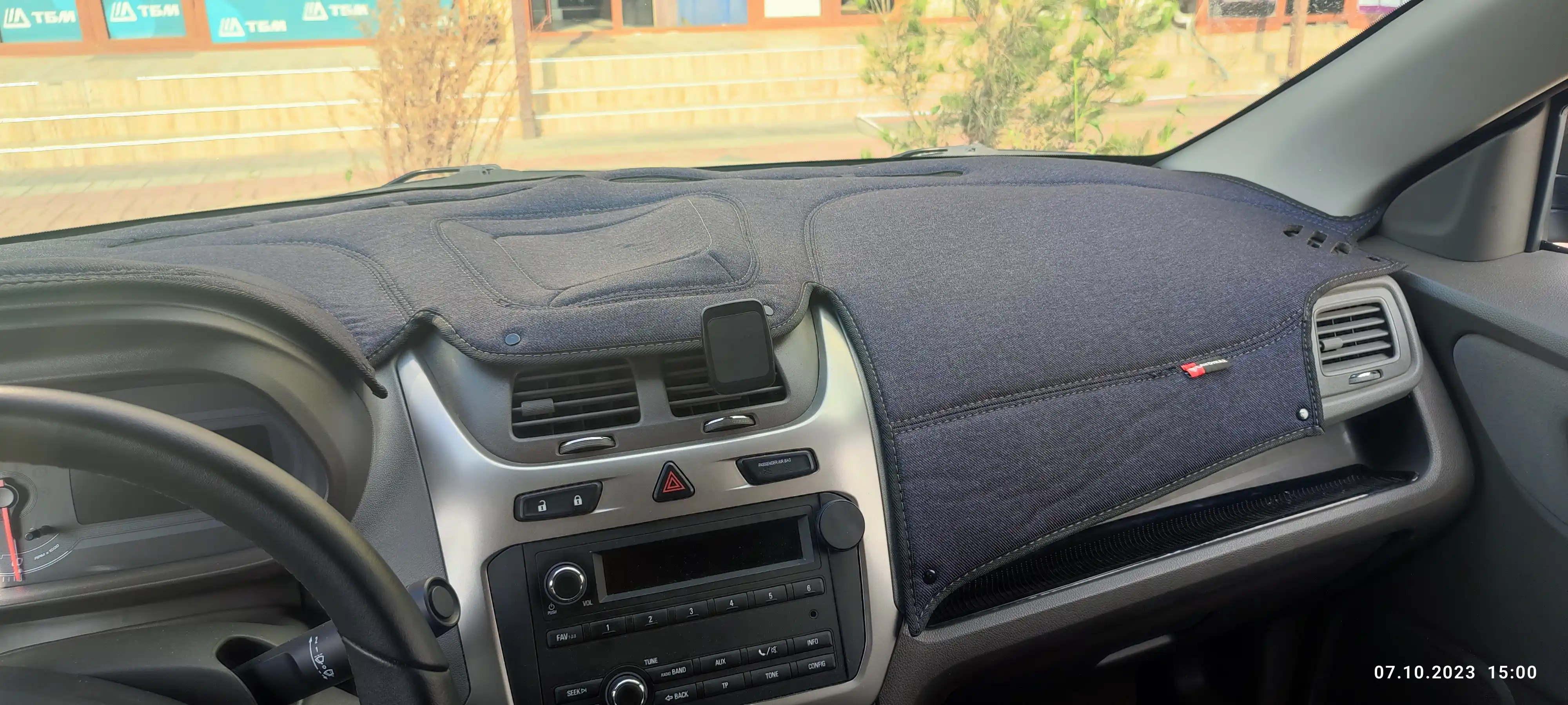 Тканевый коврик, накидка на торпедки, Spark, Lacetti, Nexia, Cobalt, Matiz