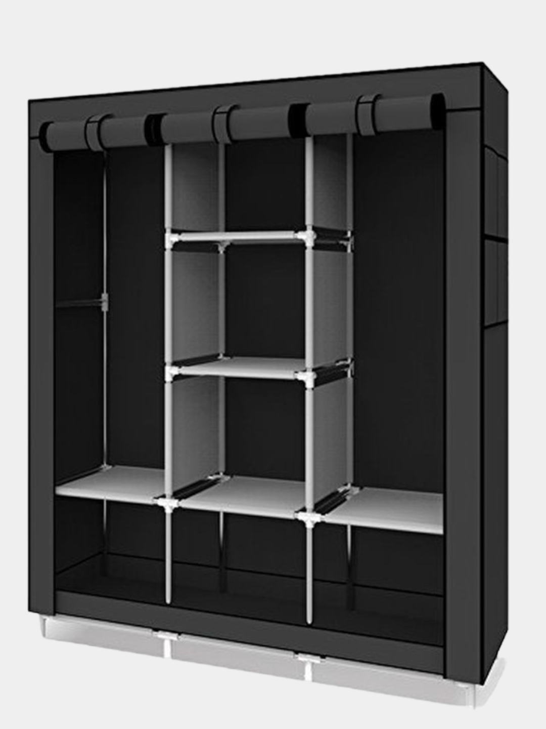 Шкаф складной 105х45х170 см продавец стайл хоум. Мобильный тканевый шкаф storage wardrobe 88130. Мобильный тканевый шкаф storage wardrobe 88130. Складной каркасный тканевый шкаф storage wardrobe 8964 1 секция 75*45*150. Тканевый шкаф storage wardrobe 130x45x175 см черный.