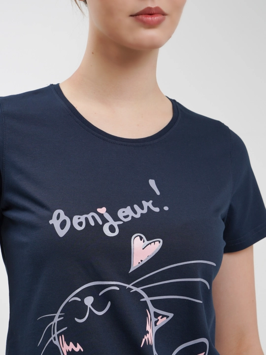 Ayollar uchun dvoyka, pijama, futbolka va shortilar W20-01 Аgata